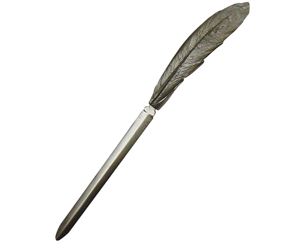 Table Art - Feather Letter Opener
